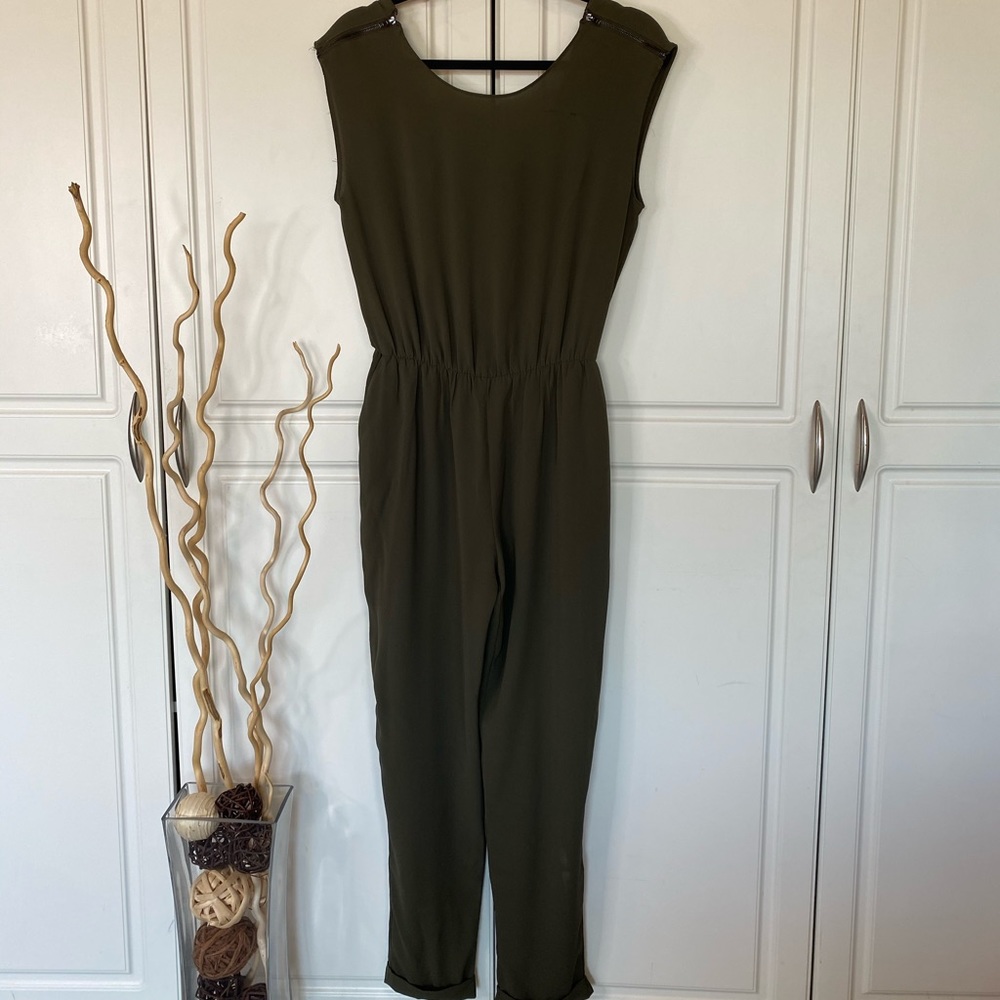 ZARA Dark Green Jumpsuit